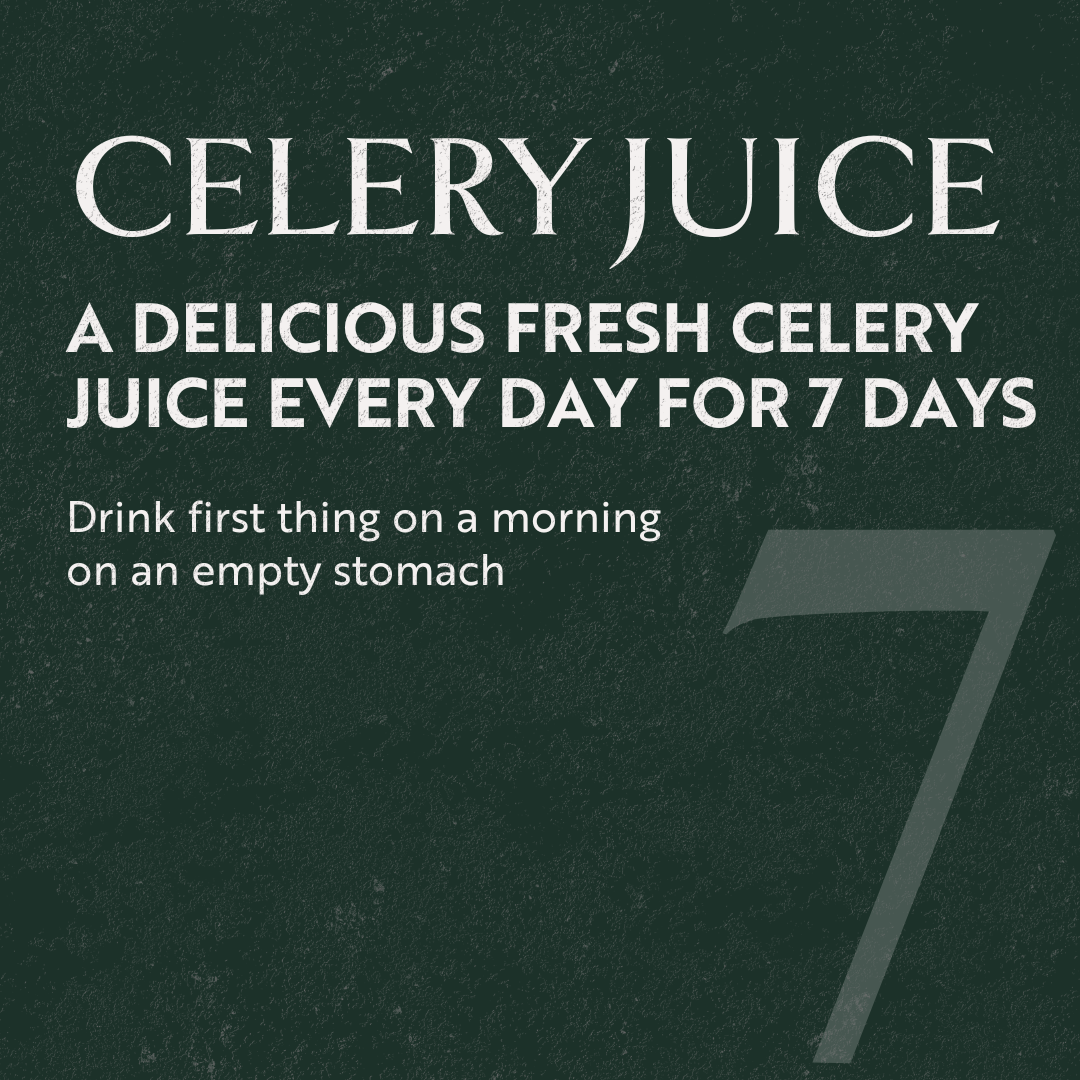 7 Day Celery Juice Cleanse